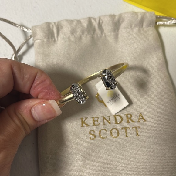 Kendra Scott Jewelry | Kendra Scott Cuff Bracelet.  Gold    Edie Style    New - Picture 5 of 7